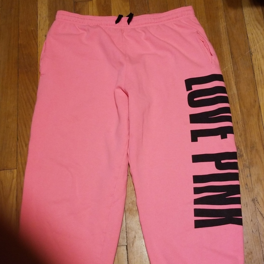 Victoria secret pink sweat pants large